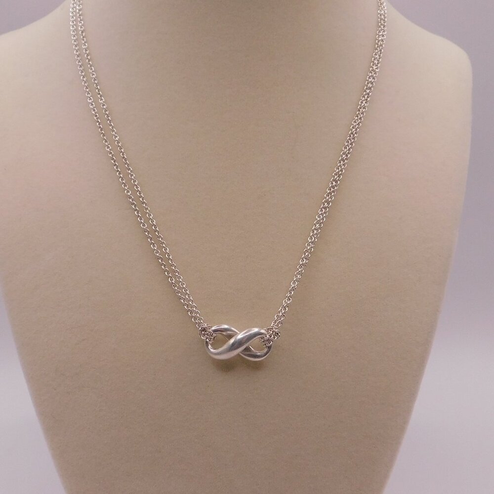TIFFANY INFINITY NECKLACE - 16 INCHES - Picture 3 of 13